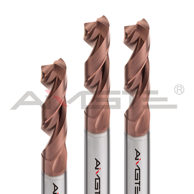 3D Karbida Twist Bor 10mm Twist Bor Bit M7 Untuk Besi Cast Iron Inconel