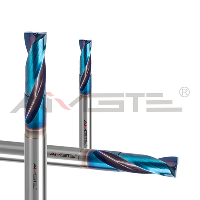 10mm Tungsten Carbide Bor Bit M7 Flat Bottom Bor Bit Padat Dengan Blue Nano Coating