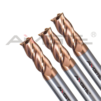 HRC55 4 Flöten Endmühle 0,6 μm Karbid Quadrat Endmühle H6 Für Stahl P20