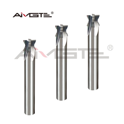Tungsten karbid uç değirmen kesme aracı Özel Dovetail Milling Cutter