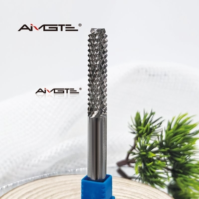 4 mm und 6 mm Carbide End Mills für PCB - Corn Tooth Wolfram Stahl Gravur Schneider für Leiterplattenbearbeitung