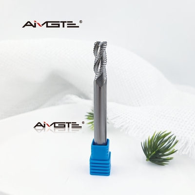 3 Flute Carbide Roughing End Mill for Aluminum Wavy Design CNC Milling Cutter  OEM ODM Available in Various Lengths Diameters
