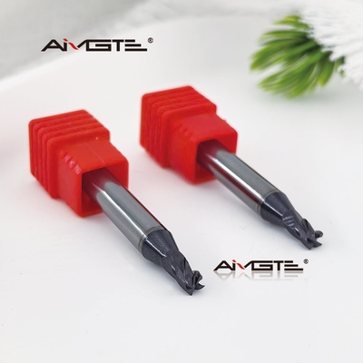 Custom 3.7mm 4 Flute Carbide Flat End Mill Specialized for Steel Machining TiCN AlTiN Coating Options Available