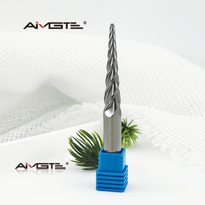3 Flute Taper Ball Nose End Mill For Aluminum Engraving Carbide CNC Router Bit Metal 3D Relief Carving Tool